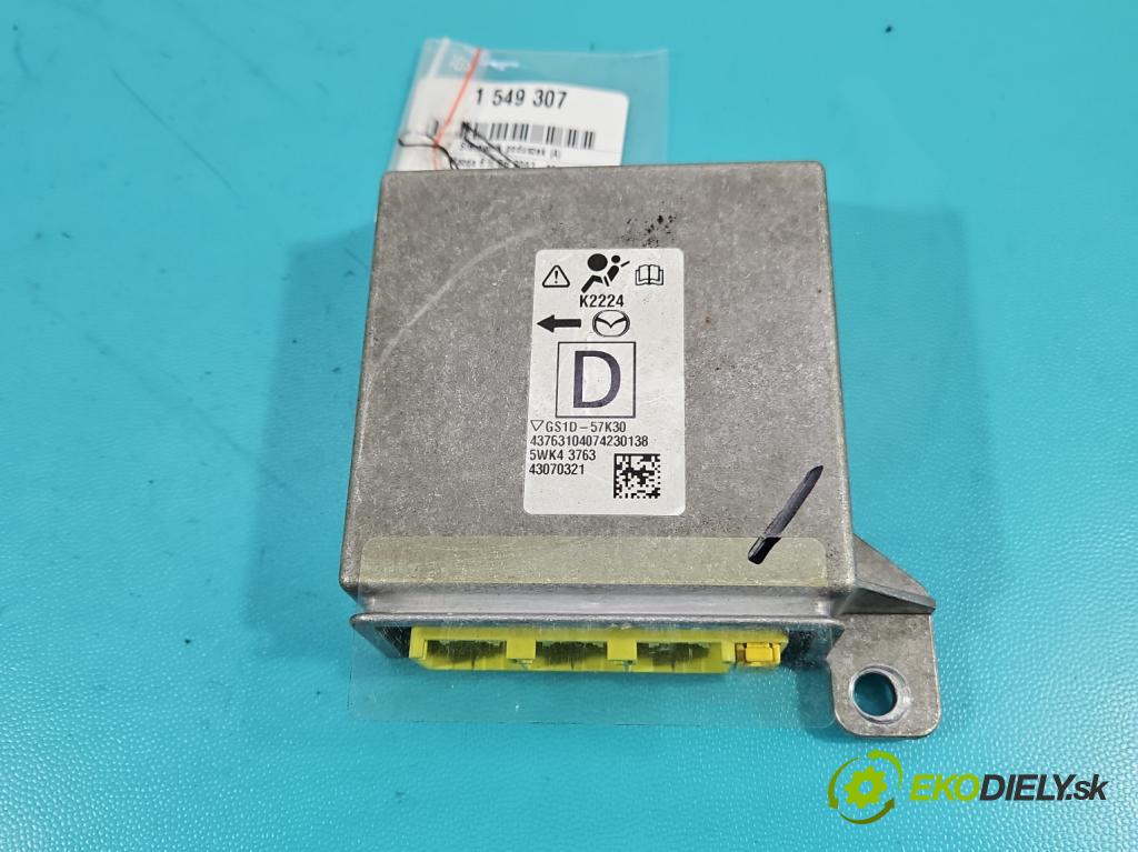 Mazda 6 II GH 2007-2012 2.0 16V 147 HP manual 108 kW 1998 cm3 5- riadiaca jednotka vankúše: GS1D-57K30