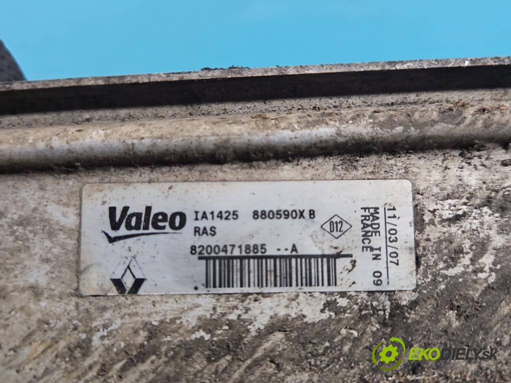 Renault Modus 1.5 dci 86 hp manual 63 kW 1461 cm3 5- Intercooler 8200471885-A (Intercooler (chladič stlačeného vzduchu))