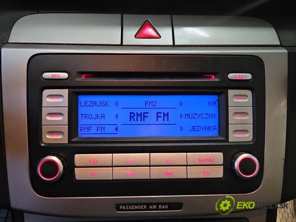 Vw Passat B6 2005-2010 1.9 tdi 105 HP manual 77 kW 1896 cm3 5- Radio originál 1K0035186R