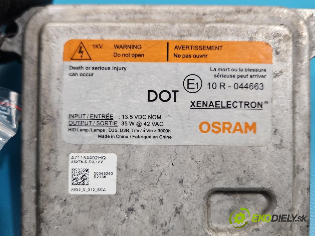 Hyundai Ix35 2.0 CRDI 136hp manual 100 kW 1995 cm3 5- měnič xenon A71154402HQ (Řídící jednotka xenonu)