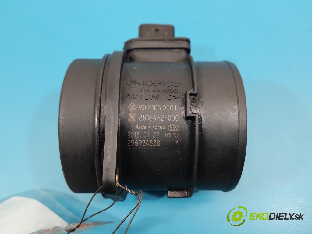 Hyundai Ix35 2.0 CRDI 136 HP manual 100 kW 1995 cm3 5- průtokoměr: 9021050001 (Váha vzduchu)