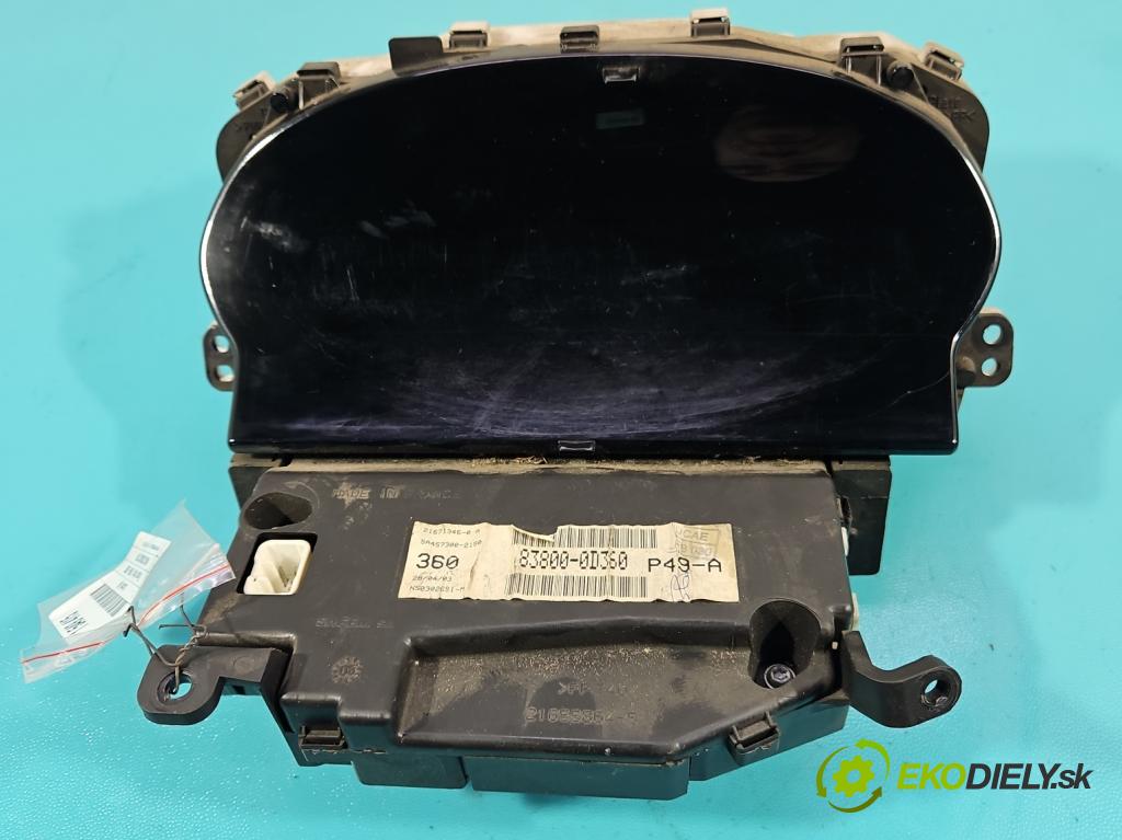 Toyota Yaris I 1999-2005 1.0 vvti 65 hp manual 48 kW 998 cm3 3- Přístrojová deska 83800-0D360 (Přístrojová deska)