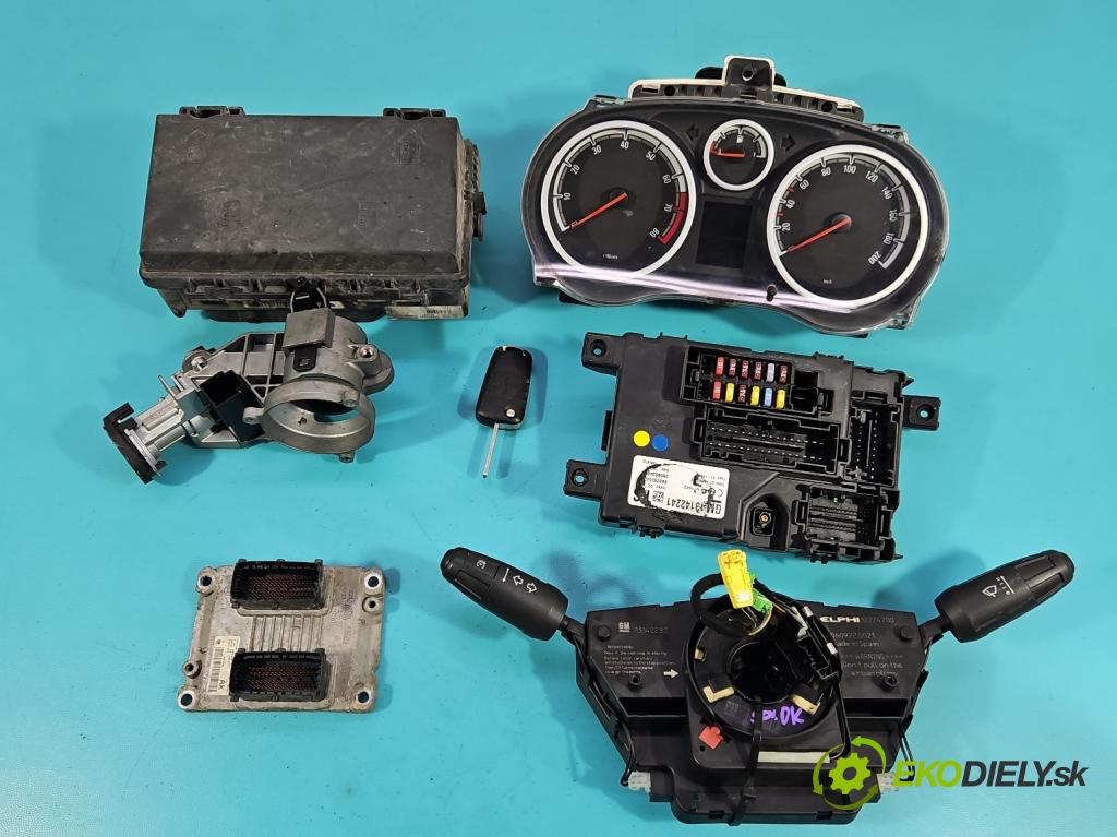 Opel Corsa D 2006-2014 1.2 16V 80 hp manual 59 kW 1229 cm3 5- řídící jednotka motoru 0261208940