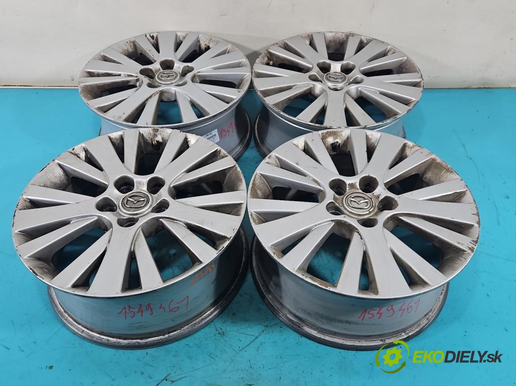 Mazda 6 II GH 2007-2012 2.0 16V 147 hp manual 108 kW 1998 cm3 5- Felga hliník 17" komplet
