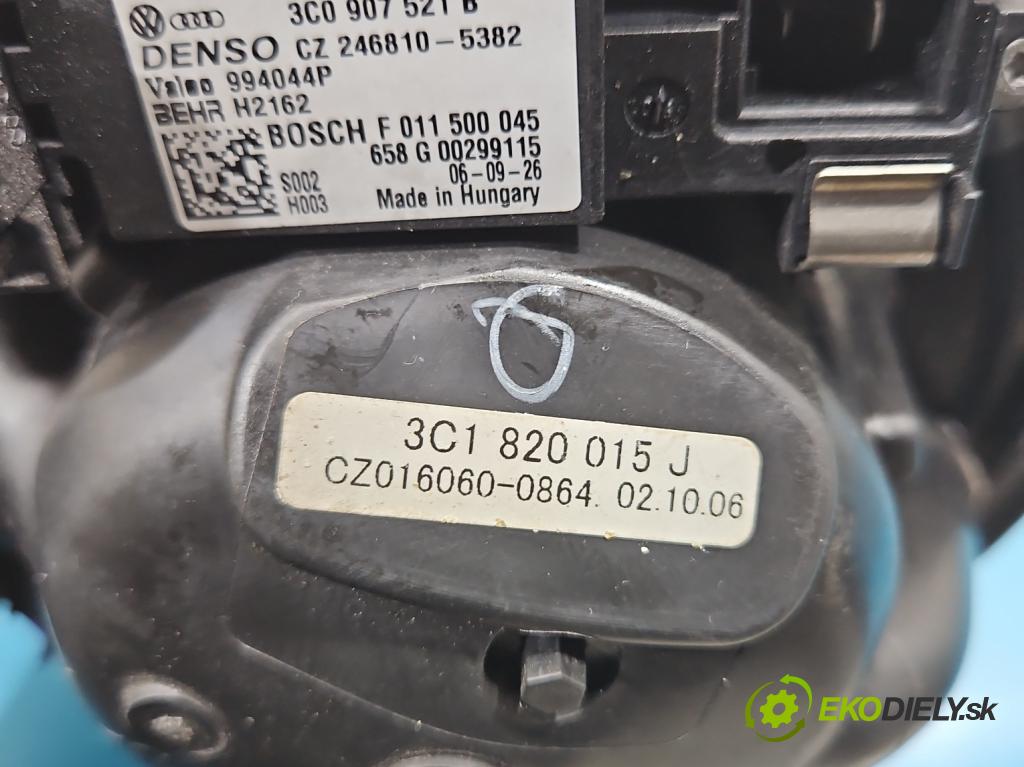 Vw Passat B6 2005-2010 1.9 tdi 105 HP manual 77 kW 1896 cm3 5- ventilátor vzduchu 3C1820015J