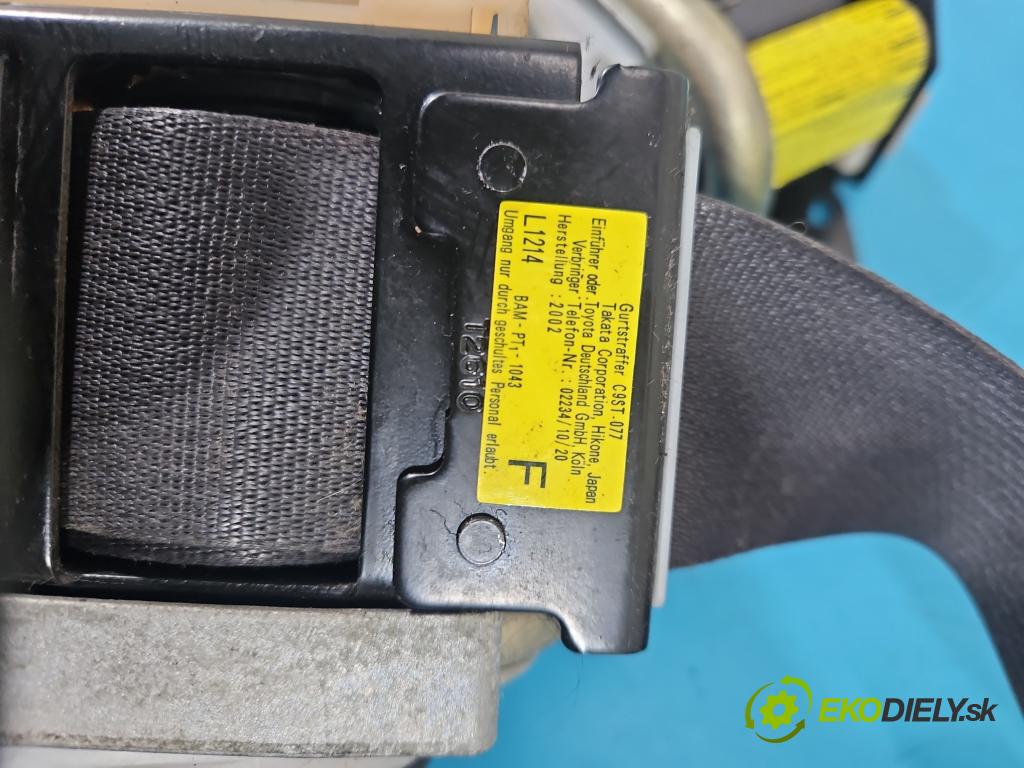 Toyota Avensis Verso 2001-2009 2.0 vvti 150 hp manual 110 kW 1998 cm3 5- polštáře: vzduchové soubor: