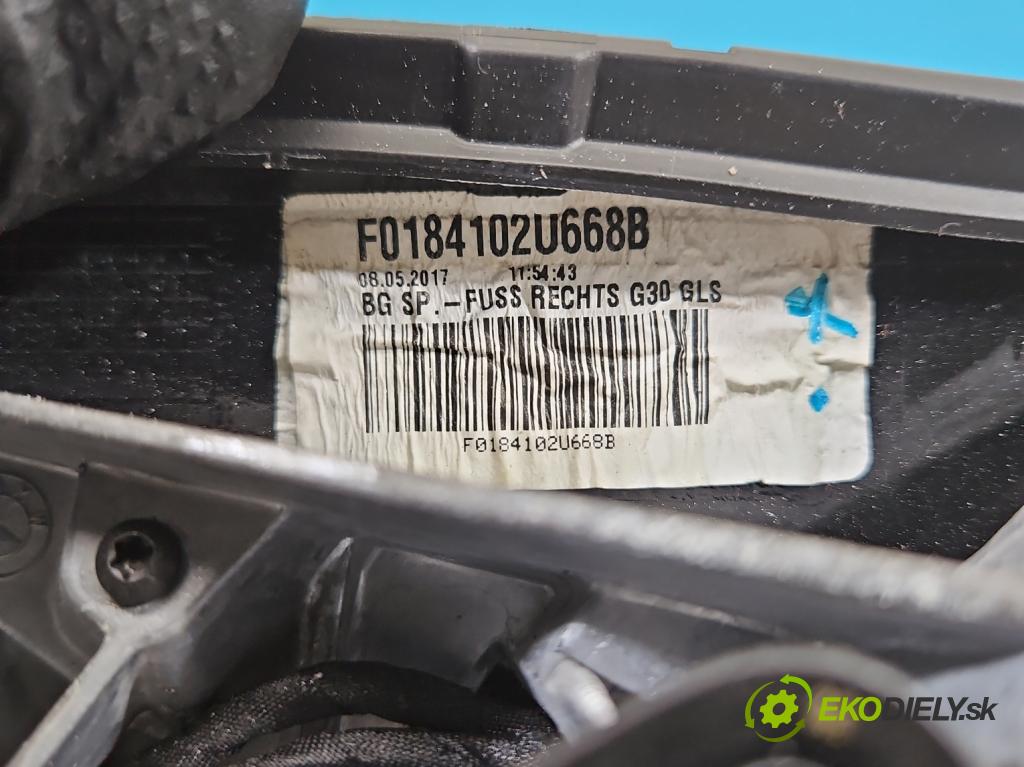 Bmw 5 G30 2017-2024 2.0d 190 hp automatic 140 kW 1995 cm3 4- zpětné zrcátko pravé F0184102U668B (Klika dveří ostatní)