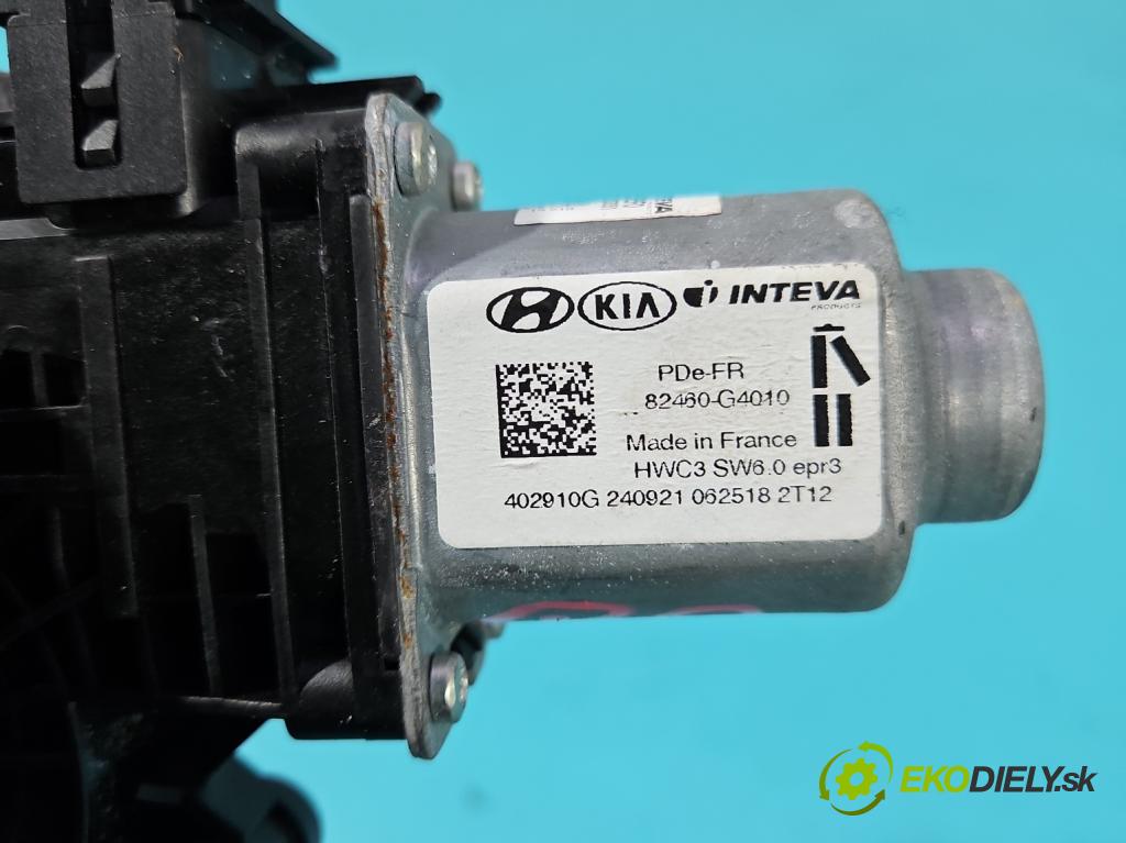 Hyundai I30 III 2016- 2.0 16V 280KM: automatic 206 kW 1998 cm3 5- mechanizmus okna predné pravý 82460-G4010