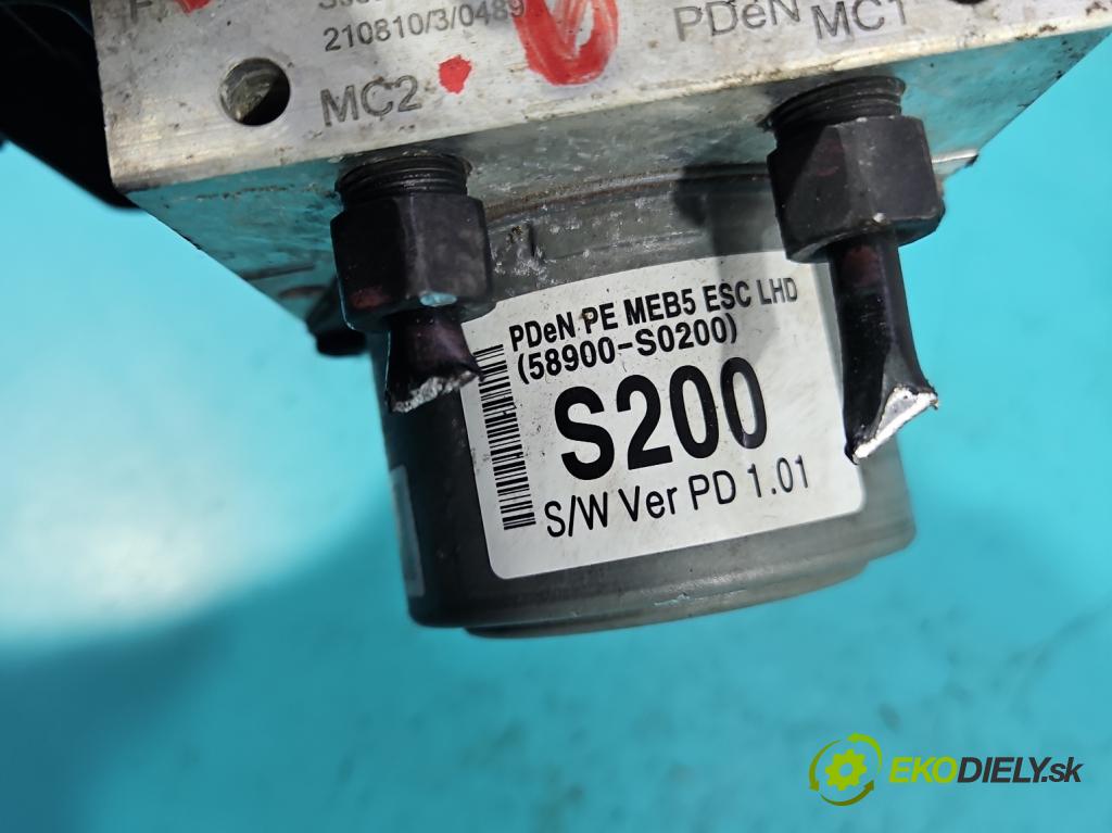 Hyundai I30 III 2016- 2.0 16V 280KM: automatic 206 kW 1998 cm3 5- čerpadlo abs S0589-24500 (Pumpa ABS)