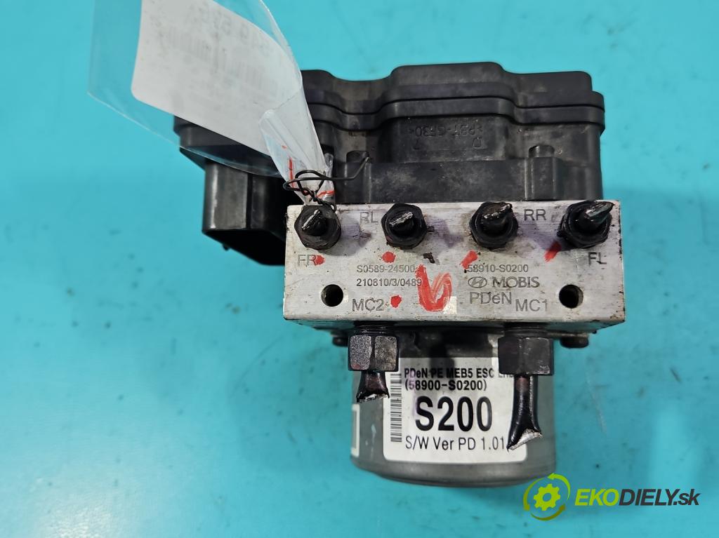 Hyundai I30 III 2016- 2.0 16V 280KM: automatic 206 kW 1998 cm3 5- čerpadlo abs S0589-24500 (Pumpa ABS)