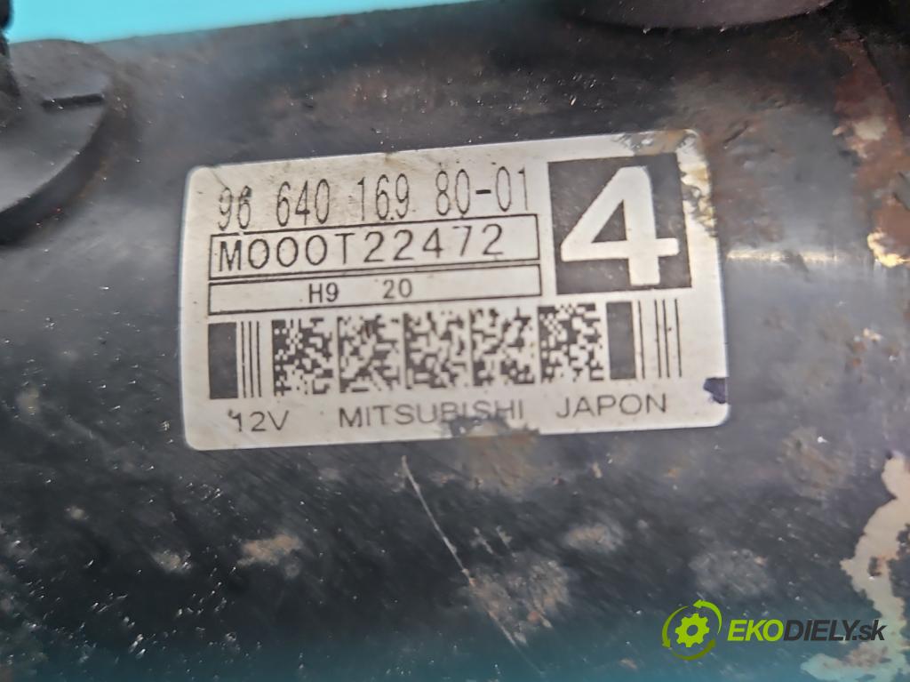 Peugeot 308 I 2007-2013 1.6 hdi 90 hp manual 66 kW 1560 cm3 5- startér: 9664016980 (Startér)