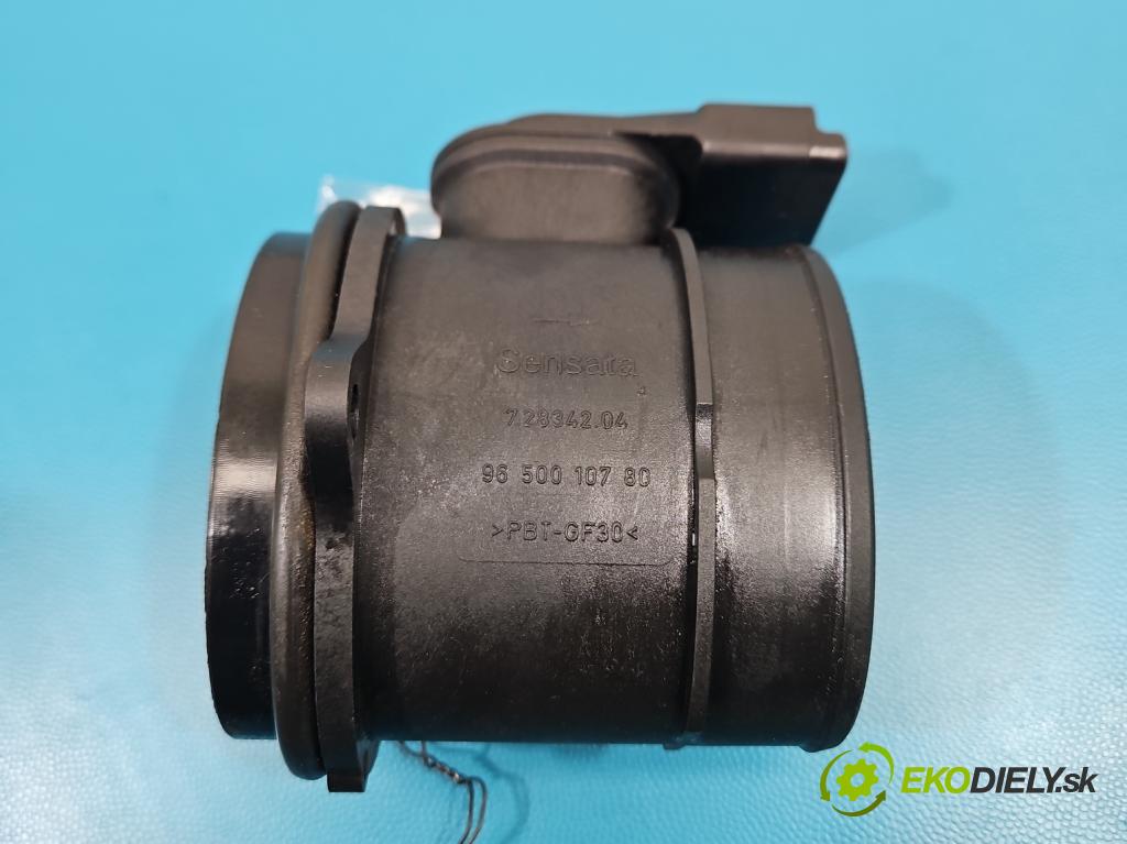 Peugeot 308 I 2007-2013 1.6 hdi 90 HP manual 66 kW 1560 cm3 5- průtokoměr: 72834204 (Váha vzduchu)