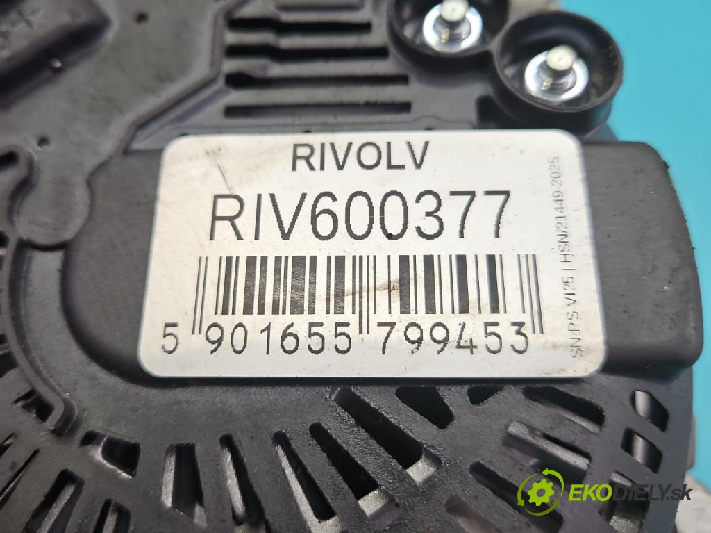 Peugeot 308 I 2007-2013 1.6 hdi 90 hp manual 66 kW 1560 cm3 5- Alternator  (Alternátor)