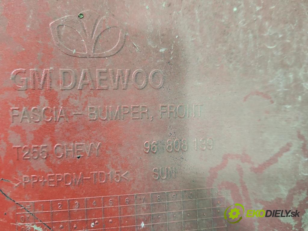Chevrolet Aveo T250 2006-2011 1.2 16V 84KM manual 62 kW 1206 cm3 3- nárazník predné 96808139 (Kľučka dverí ostatné)