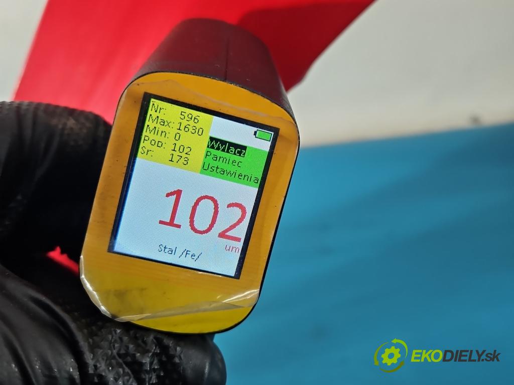 Chevrolet Aveo T250 2006-2011 1.2 16V 84KM manual 62 kW 1206 cm3 3- blatník predné pravý  (Kľučka dverí ostatné)