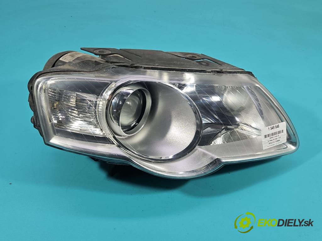 Vw Passat B6 2005-2010 1.9 tdi 105 HP manual 77 kW 1896 cm3 5- Reflektor: pravý 3C0941006N (Svetlo predné pravé)