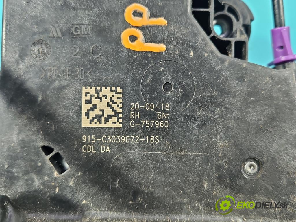 Opel Insignia B 2017-2022 2.0 cdti 209KM automatic 154 kW 1956 cm3 5- zámek přední pravý 915-C3039072-18S
