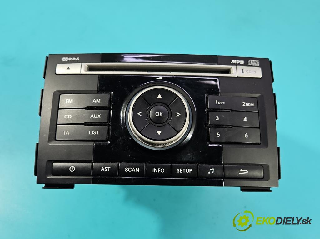 Kia Venga 1.4 16V 90 HP manual 66.2 kW 1396 cm3 5- Radio originál 96160-1P000