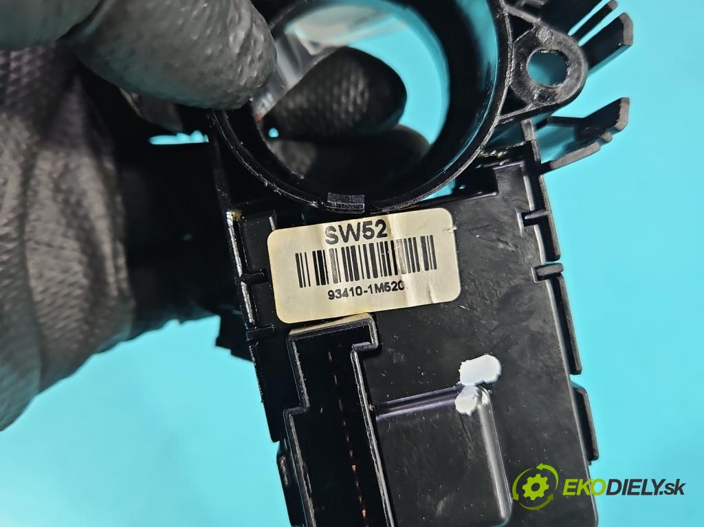 Kia Venga 1.4 16V 90 hp manual 66.2 kW 1396 cm3 5- Přepínač sdružený 93420-2K560 (Páčky pod volantem)