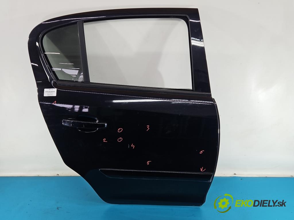 Opel Corsa D 2006-2014 1.2 16V 80 HP manual 59 kW 1229 cm3 5- dvere zadné pravé  (Kľučka dverí ostatné)