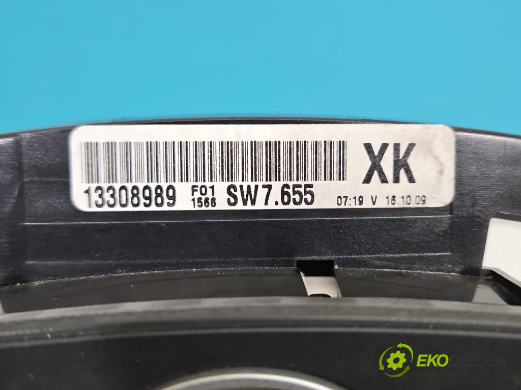 Opel Zafira B 2005-2014 1.7 cdti 125 HP manual 92 kW 1686 cm3 5- prístrojovka/ budíky 13308989 (Prístrojová doska)