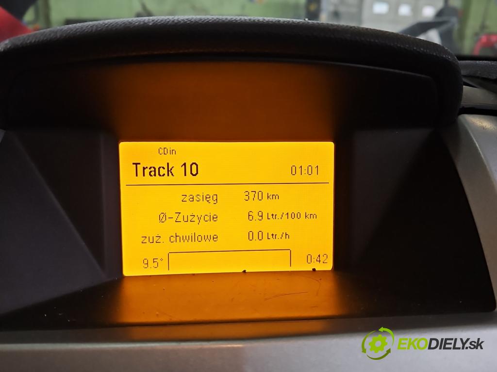 Opel Zafira B 2005-2014 1.7 cdti 125 hp manual 92 kW 1686 cm3 5- displej 13275077 (Přístrojová deska)