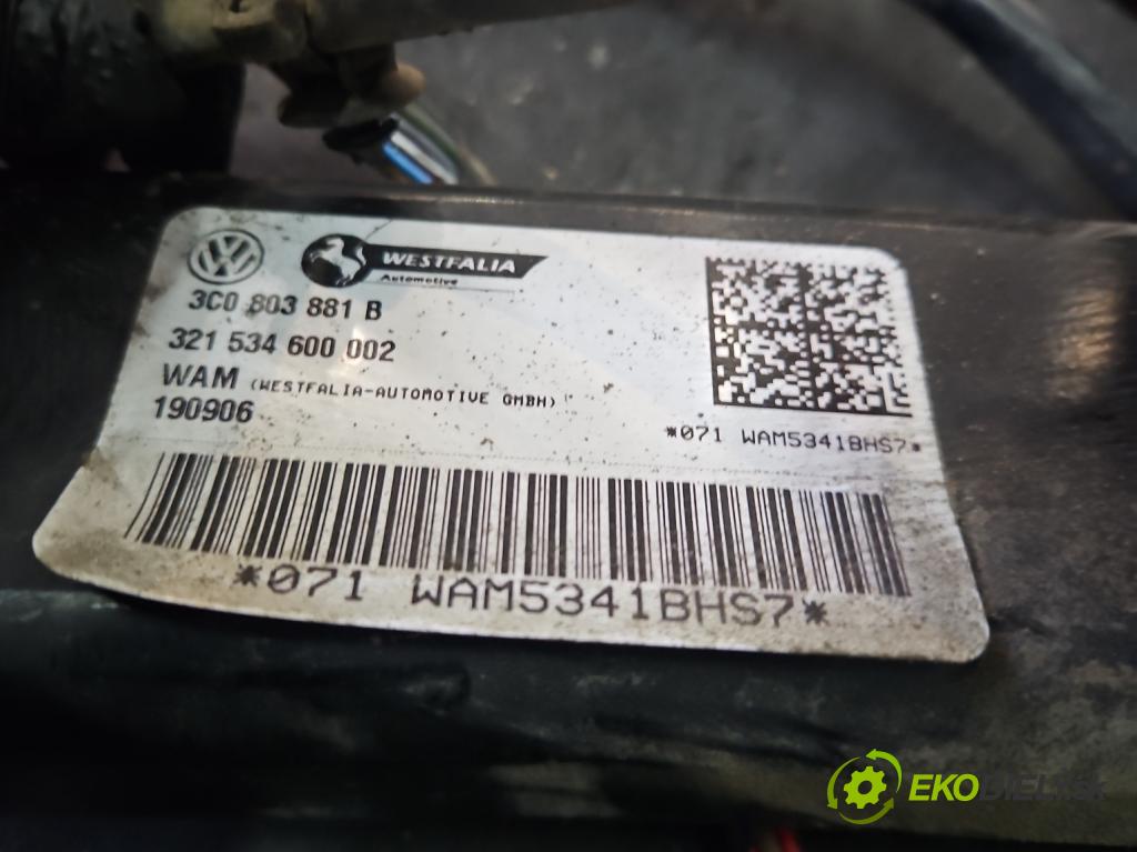 Vw Passat B6 2005-2010 1.9 tdi 105 hp manual 77 kW 1896 cm3 5- oko tažné 3C0803881B (Tažné zařízení)