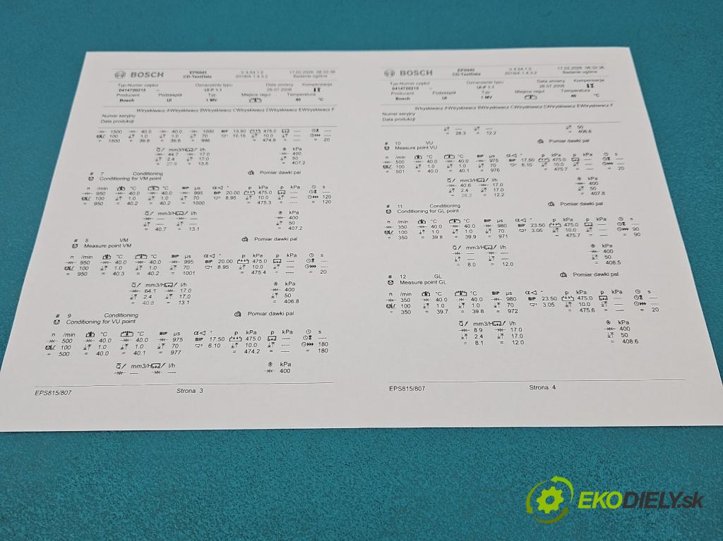 Vw Passat B6 2005-2010 1.9 tdi 105 HP manual 77 kW 1896 cm3 5- vstrekovacie čerpadlo 0414720215 (Vstrekovač paliva)