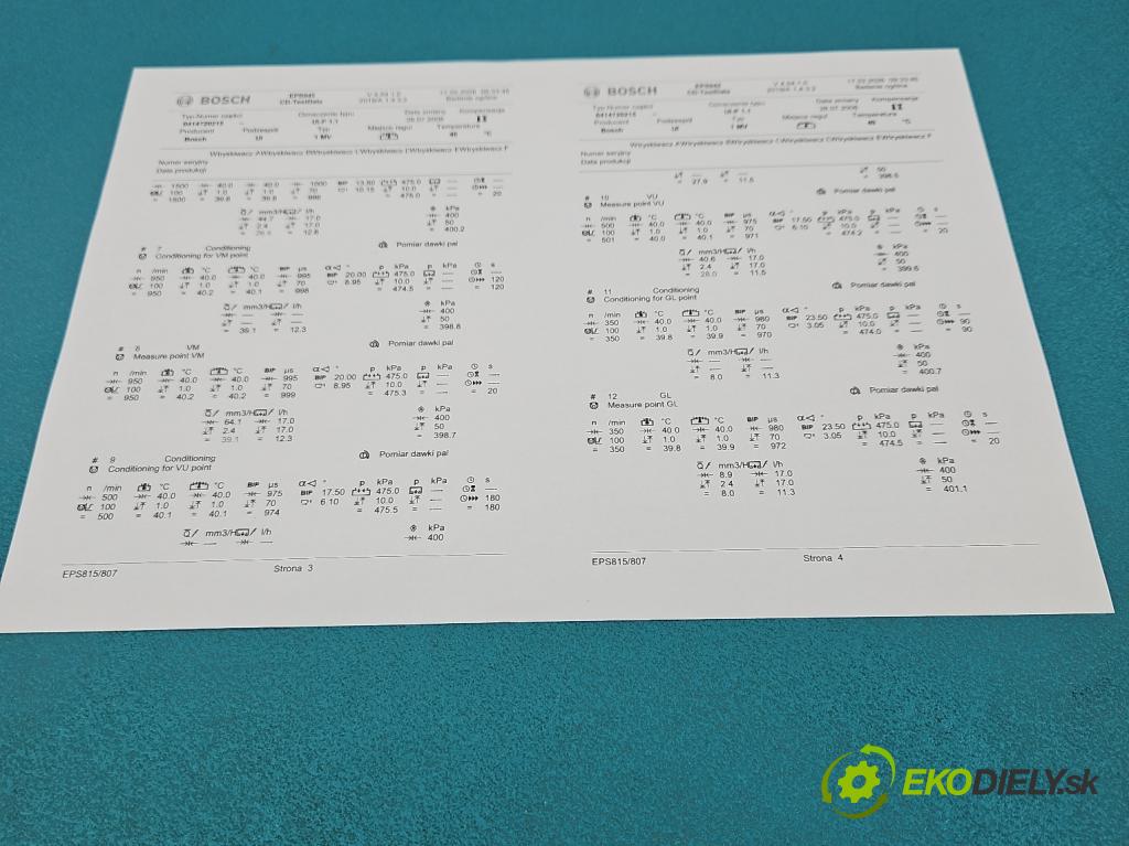 Vw Passat B6 2005-2010 1.9 tdi 105 HP manual 77 kW 1896 cm3 5- vstrekovacie čerpadlo 0414720215 (Vstrekovač paliva)