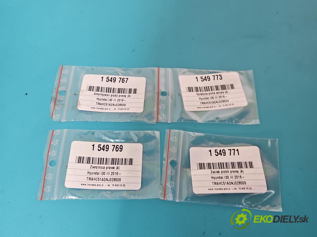 Hyundai I30 III 2016- 2.0 16V 280KM automatic 206 kW 1998 cm3 5- brzdič přední pravý  (Klika dveří ostatní)