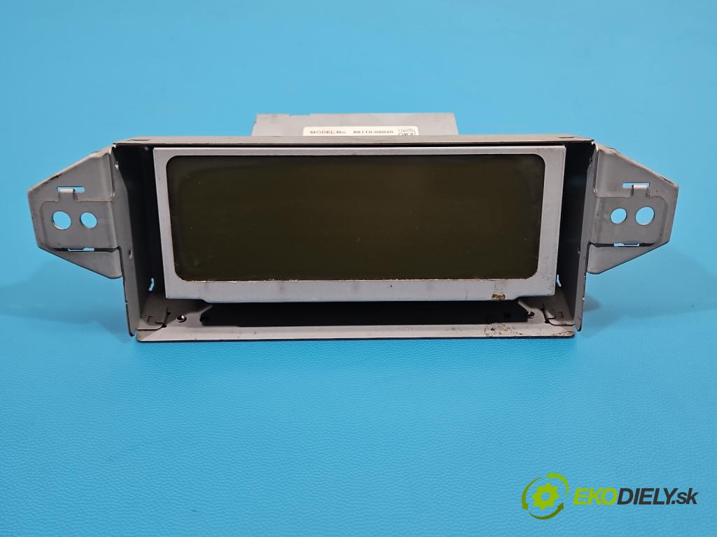 Toyota Avensis II T25 2003-2008 1.8 vvti 129 HP manual 95 kW 1794 cm3 5- Zobrazit: 86110-05020 (Prístrojová doska)