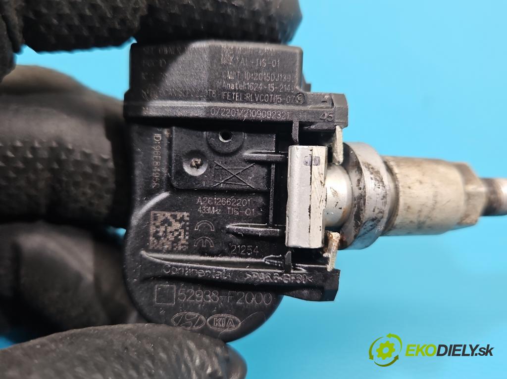 Hyundai I30 III 2016- 2.0 16V 280KM: automatic 206 kW 1998 cm3 5- snímač tlak: pneumatika A2C12662201 (Snímač tlaku v pneumatike)