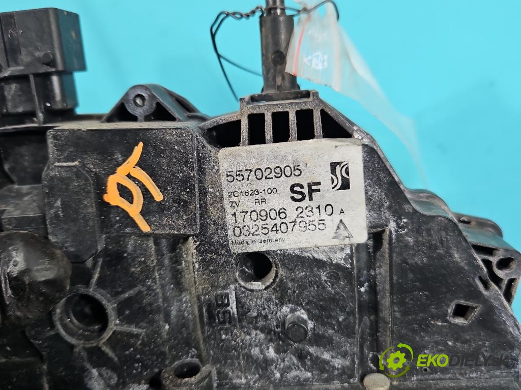 Opel Corsa D 2006-2014 1.2 16V 80 hp manual 59 kW 1229 cm3 5- zámek zadní pravý 55702905