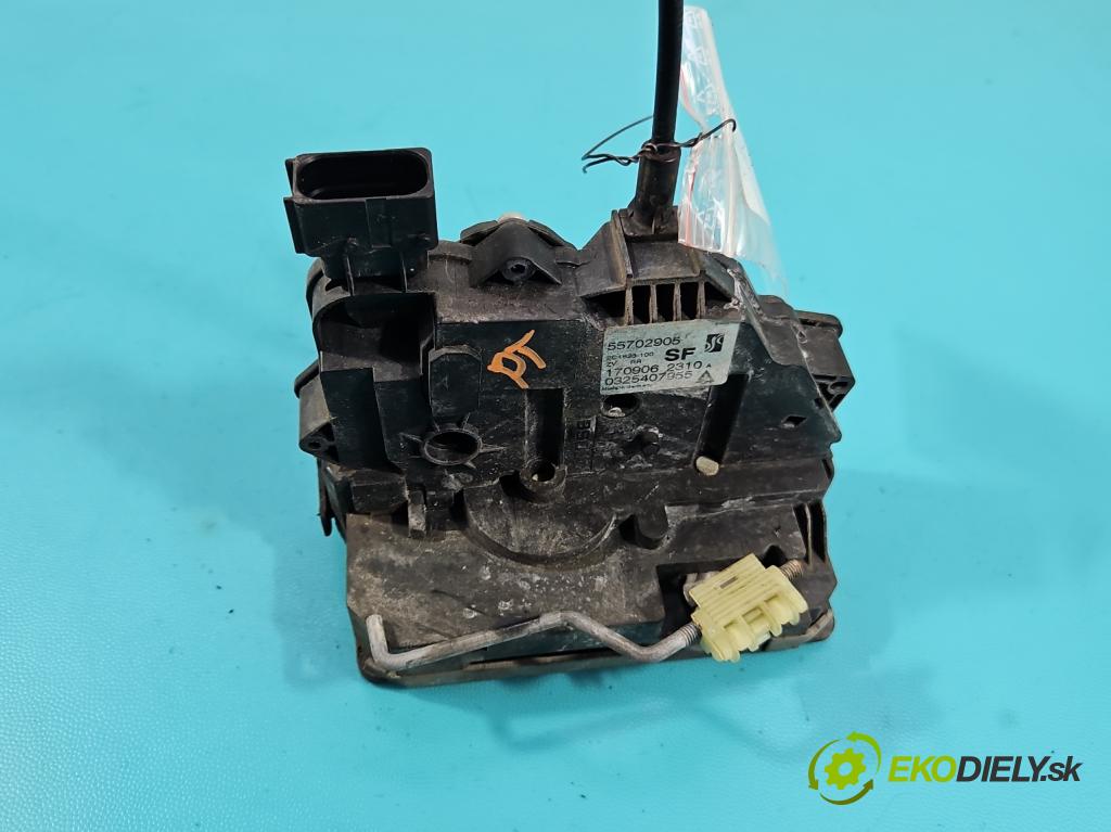 Opel Corsa D 2006-2014 1.2 16V 80 hp manual 59 kW 1229 cm3 5- zámek zadní pravý 55702905