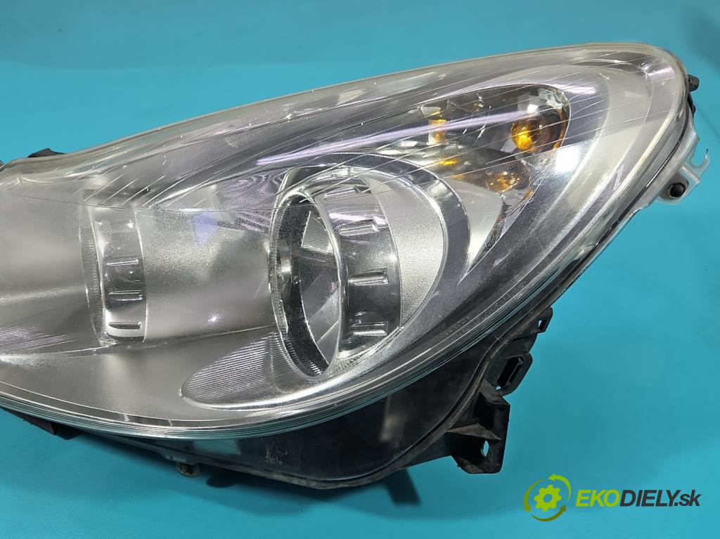 Opel Corsa D 2006-2014 1.2 16V Z12XE 80 HP manual 59 kW 1229 cm3 5- Reflektor: ľavý 89313299 (Kľučka dverí ostatné)