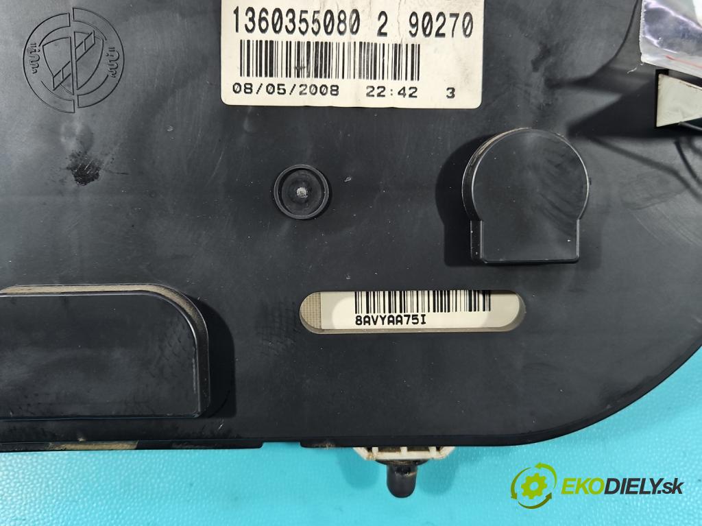 Fiat Ducato III 2006-2014 2.3 jtd 120 HP manual 88 kW 2287 cm3 5- prístrojovka/ budíky 1360355080 (Prístrojová doska)