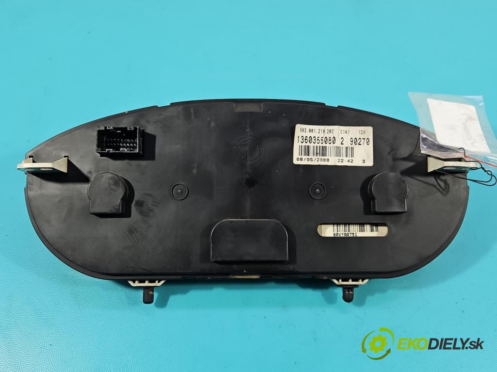 Fiat Ducato III 2006-2014 2.3 jtd 120 HP manual 88 kW 2287 cm3 5- prístrojovka/ budíky 1360355080 (Prístrojová doska)