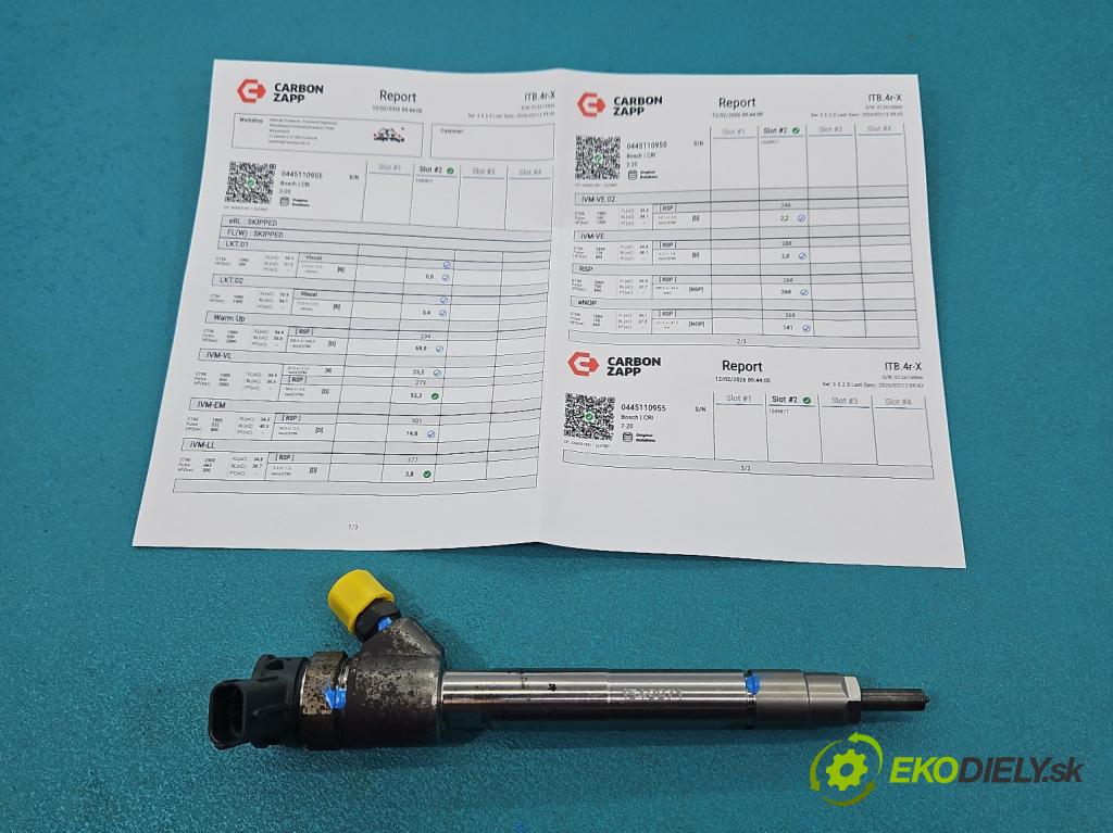 Peugeot 508 II 2018- 1.5 hdi 131 HP manual 96 kW 1499 cm3 5- vstrek 0445110955 (Vstrekovač paliva)