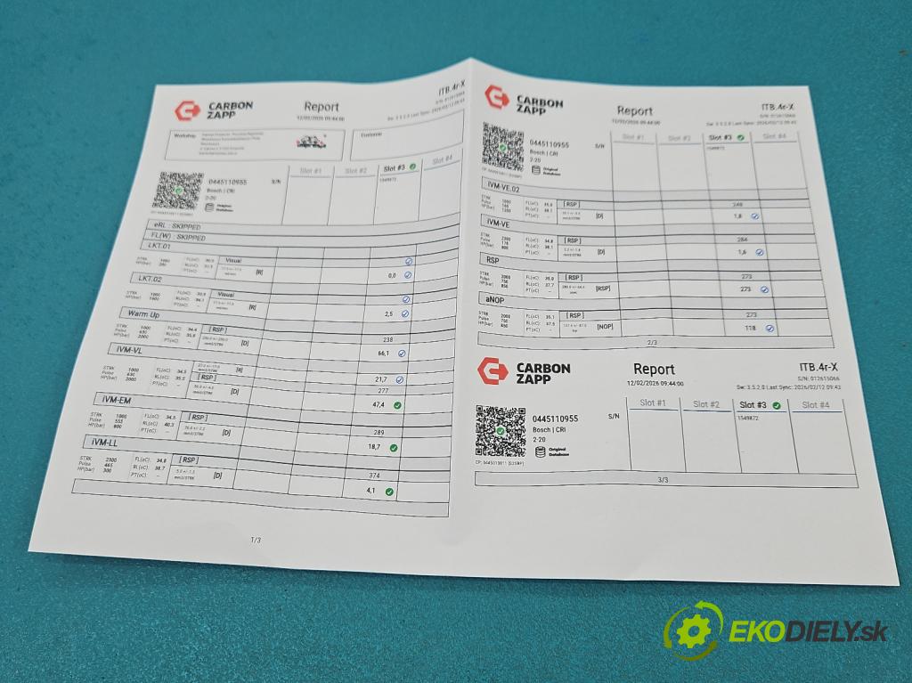 Peugeot 508 II 2018- 1.5 hdi 131 HP manual 96 kW 1499 cm3 5- vstrek 0445110955 (Vstrekovač paliva)