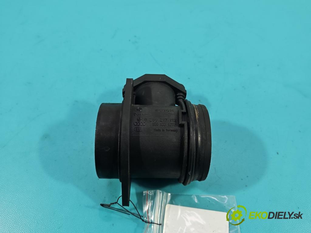 Vw Passat B5 1995-2005 1.8 T 150 hp manual 110 kW 1781 cm3 4- váha vzduchu 0280217112 (Snímač hmotnosti vzduchu)