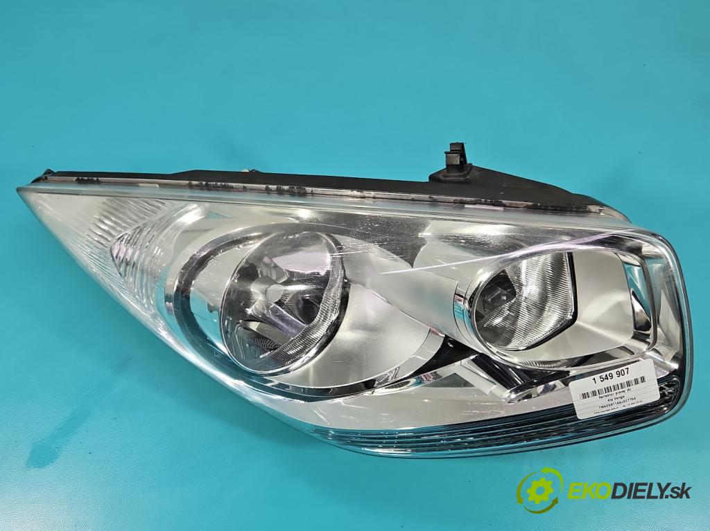 Kia Venga 1.4 16V 90 HP manual 66.2 kW 1396 cm3 5- Reflektor: pravý 92102-1P000 (Svetlo predné pravé)