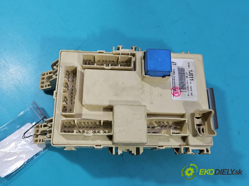 Kia Venga 1.4 16V 90 hp manual 66.2 kW 1396 cm3 5- skříňka pojistková 91950-1J011 (Pojistková skříňka)