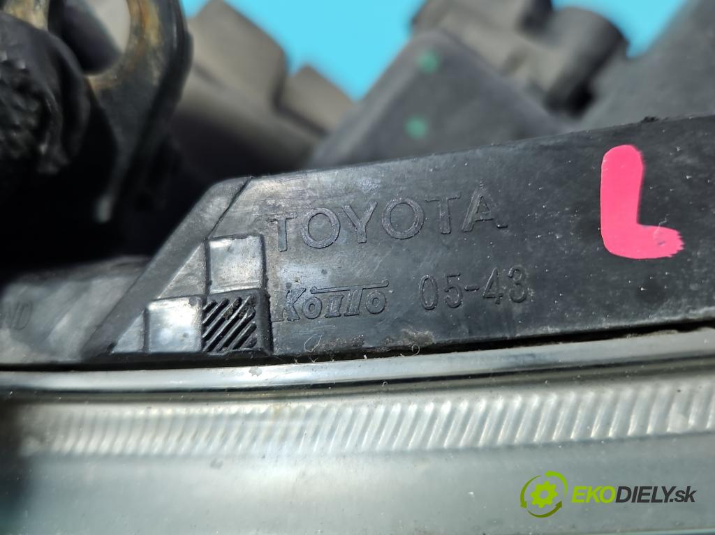 Toyota Avensis II T25 2003-2008 1.8 vvti 129 hp manual 95 kW 1794 cm3 5- světlo levý  (Klika dveří ostatní)