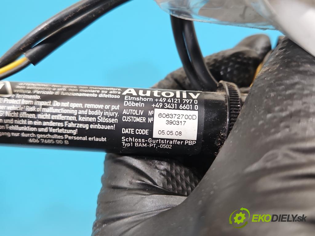 Fiat Ducato III 2006-2014 2.3 jtd 120 HP manual 88 kW 2287 cm3 5- pas bezpečnosť: predné ľavý 606406100H