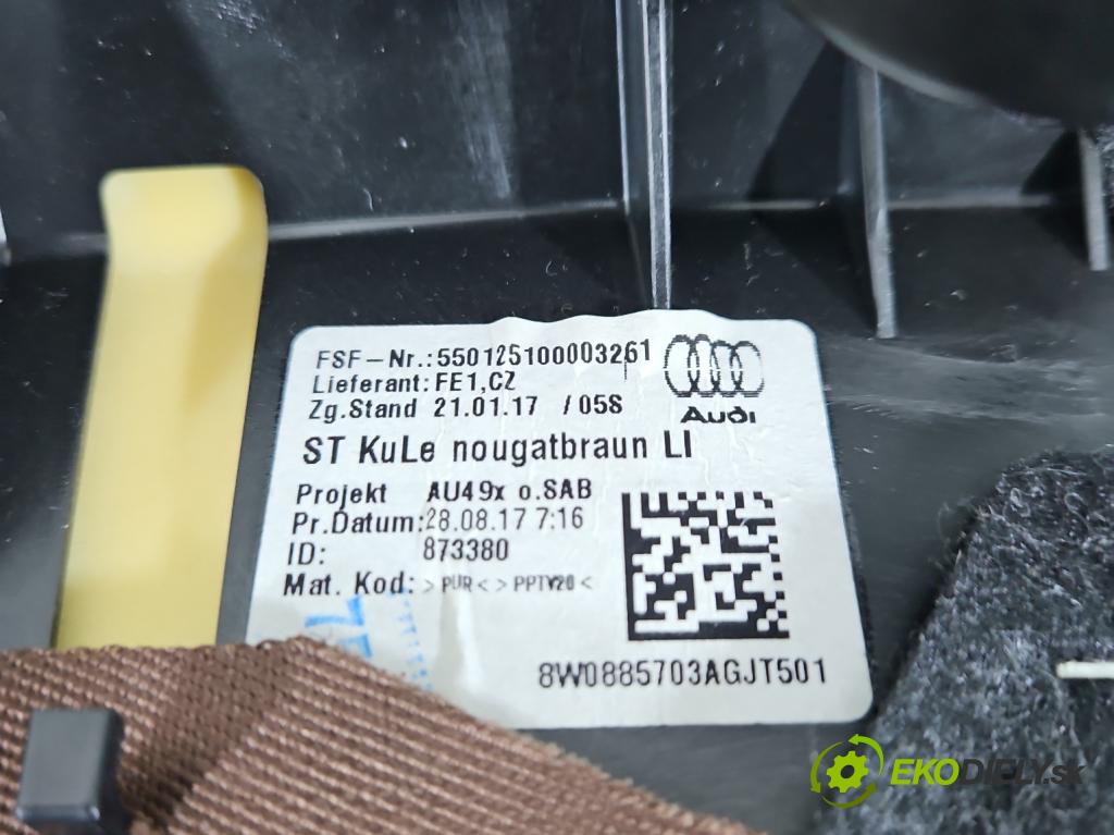 Audi A4 B9 2015-2024 2.0 TFSI 252KM automatic 185 kW 1984 cm3 4- sedačke: komplet