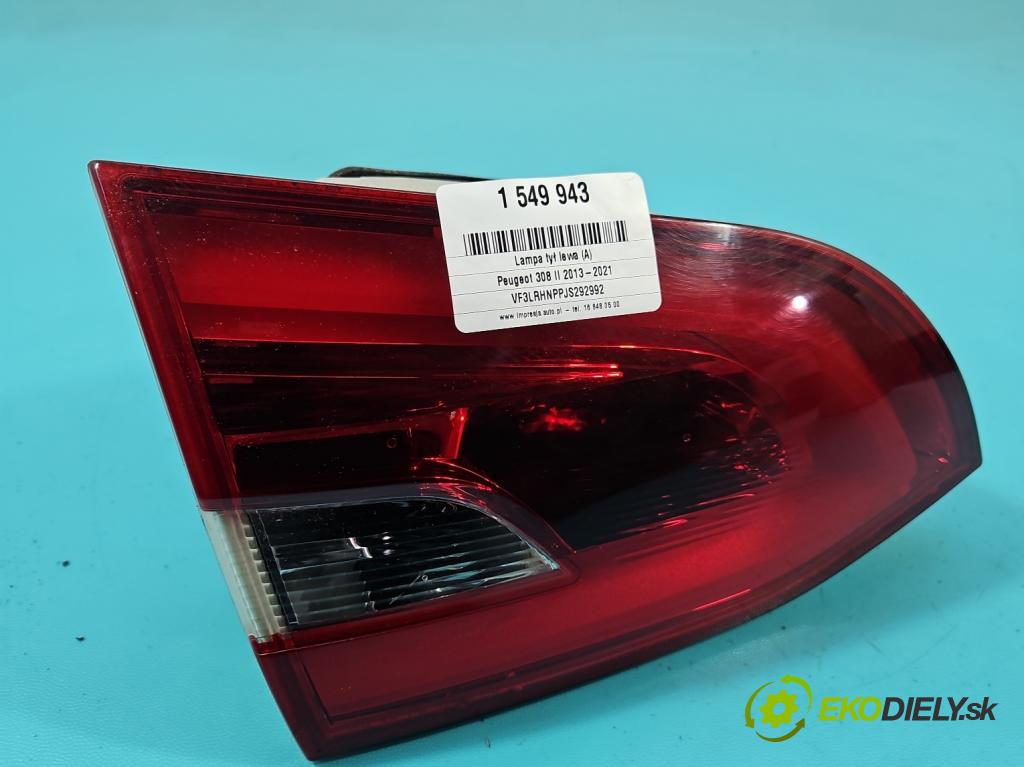 Peugeot 308 II 2013-2021 1.2 12V 110 HP manual 81 kW 1199 cm3 5- svetlo / reflektor zadné ľavé 9678098080 (Kľučka dverí ostatné)
