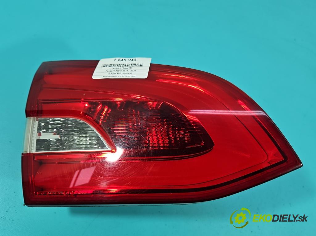 Peugeot 308 II 2013-2021 1.2 12V 110 HP manual 81 kW 1199 cm3 5- svetlo / reflektor zadné ľavé 9678098080 (Kľučka dverí ostatné)