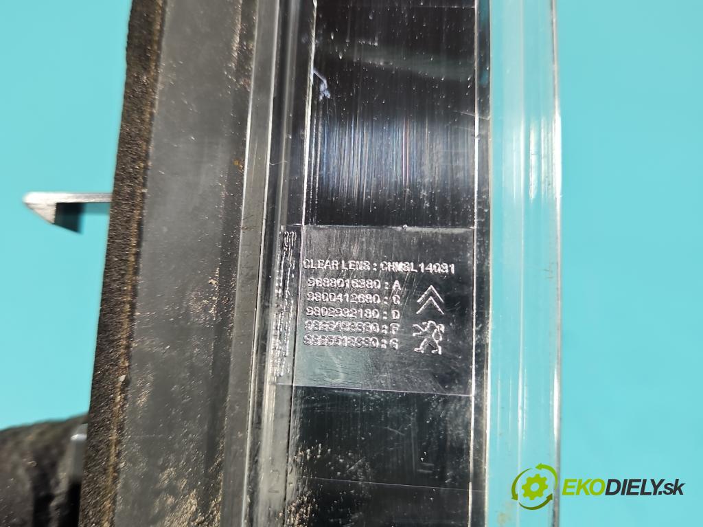 Peugeot 308 II 2013-2021 1.2 12V 110 HP manual 81 kW 1199 cm3 5- světlo: stop: 9688016380