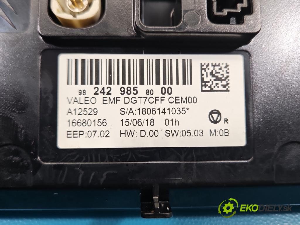 Peugeot 308 II 2013-2021 1.2 12V 110 HP manual 81 kW 1199 cm3 5- Zobrazit: 982429858000 (Prístrojová doska)