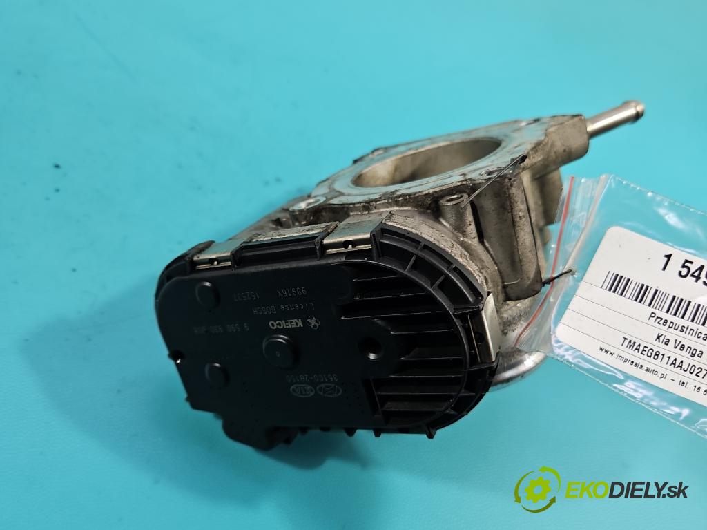Kia Venga 1.4 16V 90 hp manual 66.2 kW 1396 cm3 5- škrticí klapka 35100-2B150 (Škrticí klapka)